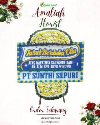 Papan Bunga Duka di Sei Putih Barat