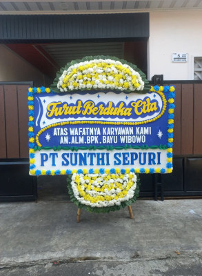 Papan Bunga Duka di Sei Putih Barat
