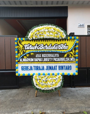 Papan Bunga Duka di Sei Putih Barat