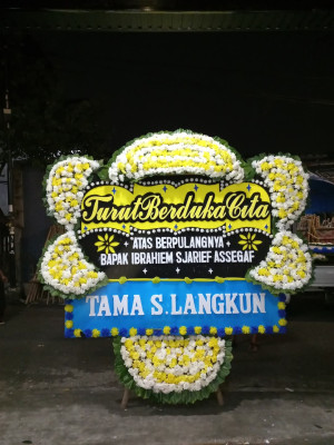 Papan Bunga Duka di Sei Putih Barat